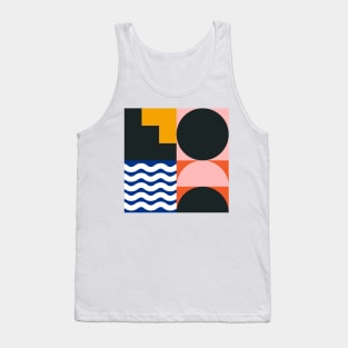 Abstraction Basic Shapes Tank Top